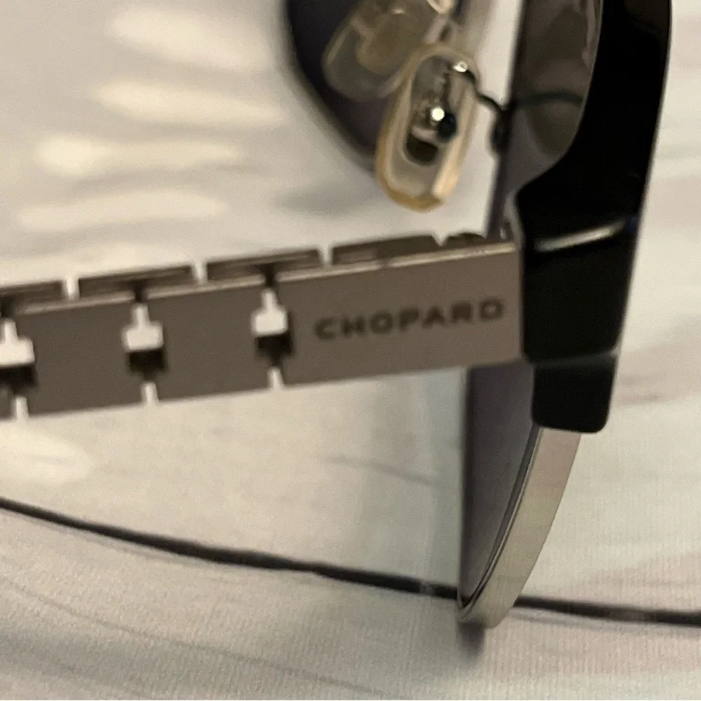 Shiny Nickel Silver Chopard SCH B30 579P Sunglasses